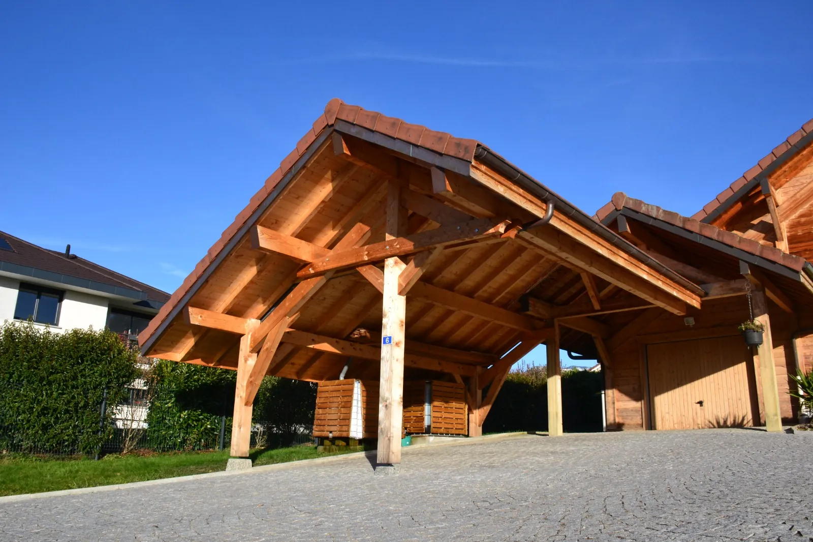 carport épicéa sur-mesure